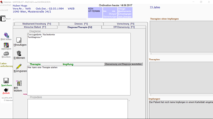 Wahlarzt Software Kartei: Diagnose